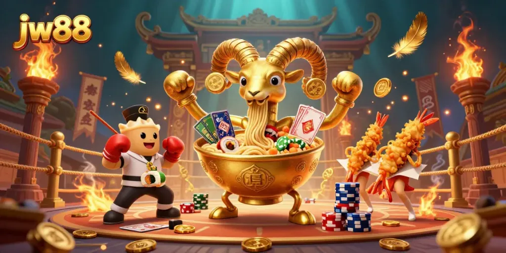 Experience exciting gaming at jw88 with vibrant casino-themed characters in action.