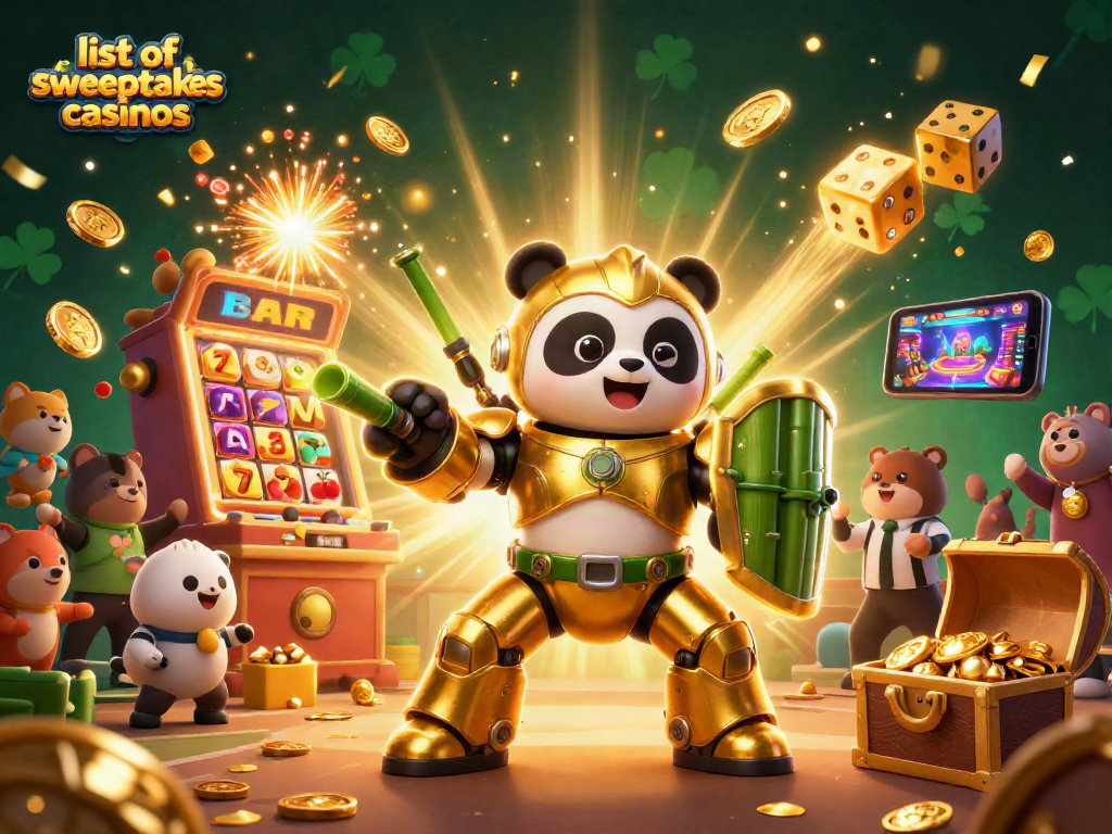 Experience thrilling action at the list of sweepstakes casinos with vibrant graphics and jackpots!