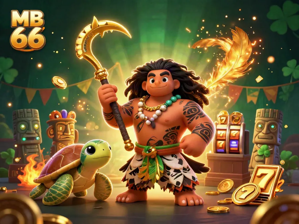 Join the thrilling action at MB 66 with vibrant characters, slot games, and dynamic visuals.