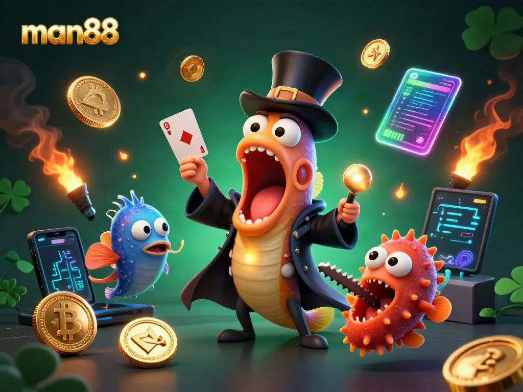 Engage with thrilling man88 casino adventures featuring vibrant 3D characters and crypto elements.