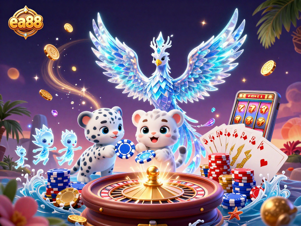 Experience the excitement at ea88 with vibrant games, dynamic characters, and dazzling casino elements.